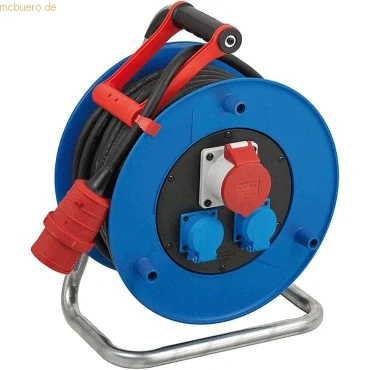 Abbildung von Brennenstuhl Kabeltrommel Garant CEE 1 IP44 3 fach 30m H07RN F 5G2,5 K