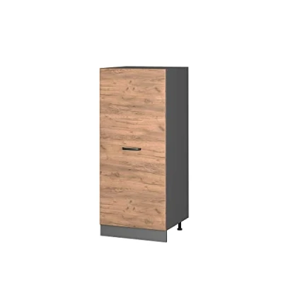 Abbildung von Vicco Hochschrank R Line, Goldkraft Eiche/Anthrazit, 60 cm