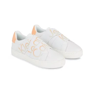 Abbildung von Calvin Klein Jeans Plateausneaker &quot;CLASSIC CUPSOLE ELAST LTH&quot;, Gummizug mit Logoschriftzug, Freizeitschuh, Halbschuh, Schnürschuh