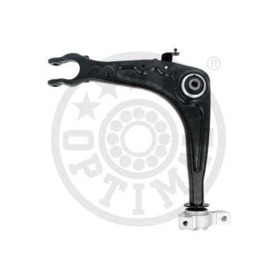 Abbildung von OPTIMAL G6 2183 Querlenker mit Halter Gummilager, ohne Trag /Führungsgelenk unten, Vorderachse rechts Stahlguss CITROËN: C5 III Kombi