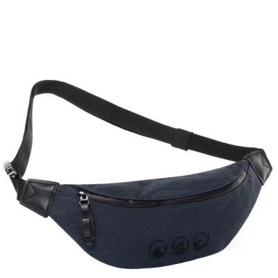 Abbildung von SONS OF ALOHA Bauchtasche Umhängetasche Brusttasche groß Sling Bag Zoll blau, Hüfttasche großes Fach, wasserabweisend, Damen Herren