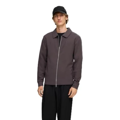Abbildung von Selected Homme Slhemanuel Strickjacke, Herren, Größe: XL, Forged iron