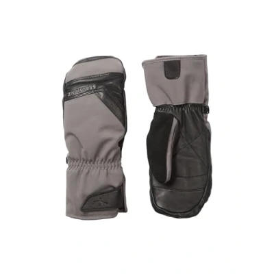 Abbildung von SEALSKINZ Swaffham Herren Fingerhandschuhe, wasserdicht, extrem kaltes Wetter, isoliert, mit Fusionskontrolle, grau/schwarz, XL