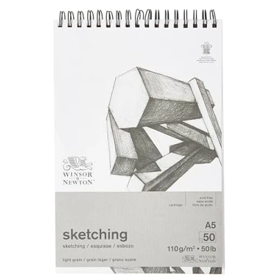 Abbildung von Winsor &amp; Newton 6672001 Skizzenpapier, Extra Weiß, DIN A5