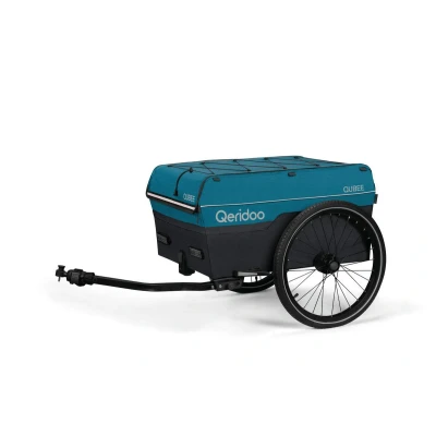 Abbildung von Cargo Fahrrad Anhänger Qubee Petrol, faltbar