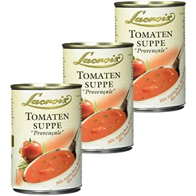 Abbildung von Lacroix Tomaten Suppe cremig mit Kräutern der Provence 400ml 3er Pack