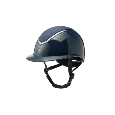 Abbildung von Charles Owen Reithelm Kylo Sparkly Wide Peak Navy Gloss/Pewter 56 58cm