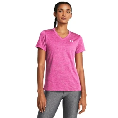 Abbildung von Under Armour TECH Twist Sport Tshirt, Damen, Größe: XXL, Rebel pink/pink elixir/white