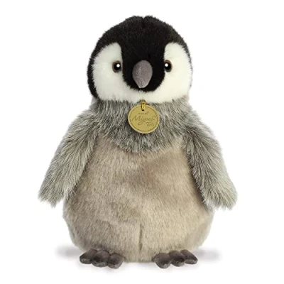 Abbildung von Aurora, 26470, MiYoni Baby Kaiserpinguin, 23cm,Eco Friendly Plüschtier, Grau