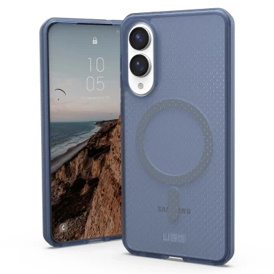 Abbildung von UAG Urban Armor Gear Dot Case mit Magnet Modul Samsung Galaxy S25 Edge cloud blau (transparent) 214503114151 (214503114151)