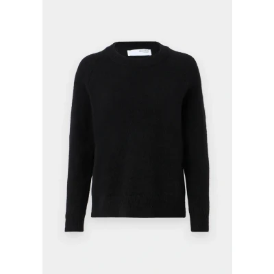 Abbildung von Selected Femme LULU LS Oneckb NOOS Strickpullover, Damen, Größe: XL, Black