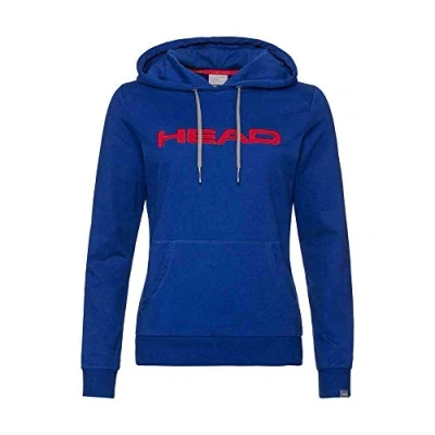Abbildung von HEAD CLUB ROSIE Hoodie Women, royalblau/rot, 3XL