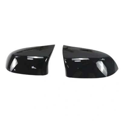 Abbildung von HYRAM Glanz Schwarz Auto Rückansicht Seitenspiegel Abdeckung Rückspiegel Kappe Fit for BMW X3 X4 X5 X6 F25 F26 f15 F16 Carbon Faser 14 18 Ersatzbezüge (Color : Gloss Black)
