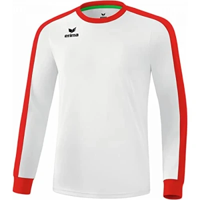 Abbildung von Erima Herren Retro Star Trikot Langarm, Weiß/Rot, L EU