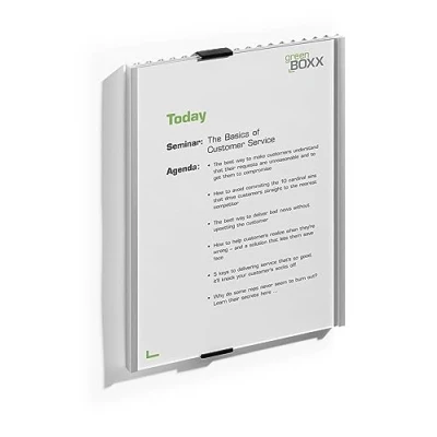Abbildung von Durable Türschild A4 (Info Sign, 210 x 297 mm) metallic silber, 480623