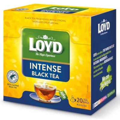 Abbildung von LOYD® Schwarztee Schwarzer Tee 20 Teebeutel 40g Black Tea Hochwertige Mischung aus schwarzen Teesorten Hochwertigen Teeblättern Schwarzteebeutel Aufbrühen Express