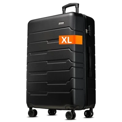 Abbildung von NOWI 2.0 Koffer XL Hartschale 93L großer Reisekoffer mit Rollen 4 Doppelrollen Zahlenschloss Trolley Hartschalenkoffer groß Robuster Rollkoffer 23kg
