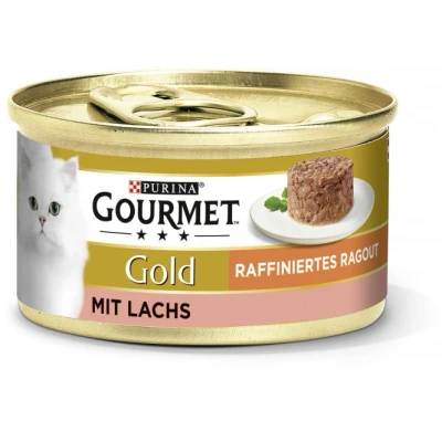 Abbildung von Purina Gourmet Gold raffiniertes Ragout mit Lachs
