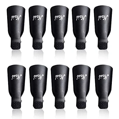 Abbildung von Liu X 10 Stück Acryl Nail Art Soak Off Clip Cap UV Gelpoliermittel Entferner Wrap Tool Nagellackentferner(Schwarz)