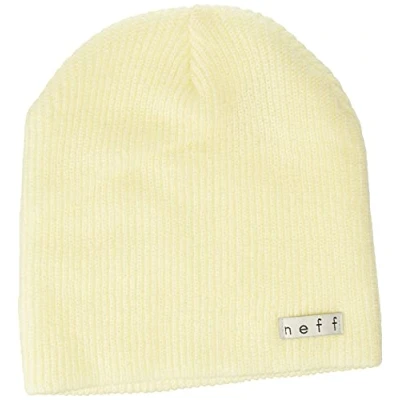 Abbildung von NEFF Herren Daily, Warm, Slouchy, Soft Headwear Beanie Mütze, Elfenbein, Einheitsgröße