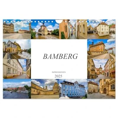 Abbildung von Bamberg Impressionen (Wandkalender 2025 DIN A4 quer), CALVENDO Monatskalender