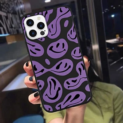 Abbildung von Oynyiqi Lustige Smiley Hülle für Samsung Galaxy A52 A51 A32 A31 A72 A71 A41 A12 A11 A21 A70 A50 A40 A30 A20 A10 A20S A21S Smile Face Cover,XIAOL,A015,A40