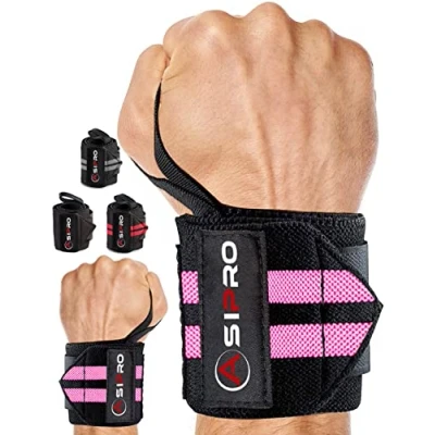 Abbildung von ASIPRO Handgelenk Bandagen Gym 45cm Profi Wrist Wraps Handgelenkbandagen für Calisthenics, Bodybuilding &amp; Krafttraining Fitness Handgelenkschutz Sportbandage Paar 2 Handgelenkstütze Sport