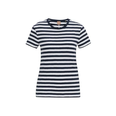 Abbildung von BOSS C ESLA Striped Tshirt print, Damen, Größe: Small, Patterned thirtytwo