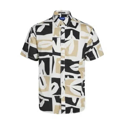 Abbildung von Jack &amp; Jones Jorjoshua Aruba Shirt Hemd, Herren, Größe: Medium, Fields of rye