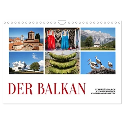Abbildung von Der Balkan Streifzüge durch atemberaubende Kulturlandschaften (Wandkalender 2025 DIN A4 quer), CALVENDO Monatskalender