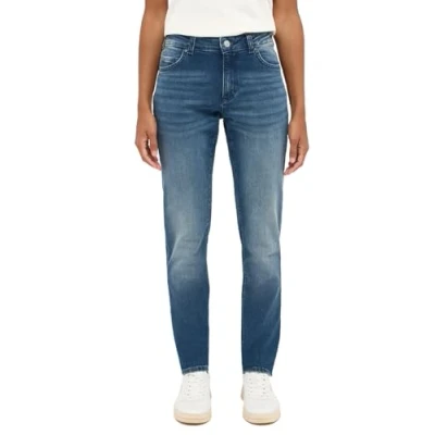 Abbildung von Mustang Style Crosby Jeans Tapered Fit, Damen, Größe: 28x30, Blau