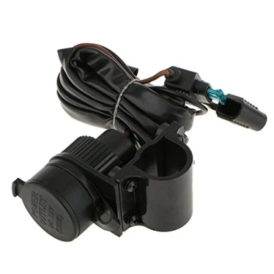 Abbildung von 12V Auto Motorrad Zigarettenanzuender Steckdose Stecker Mit Halterung