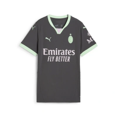 Abbildung von Puma AC Milan 24/25 Ausweichtrikot Damen Mit Plain Shadow Gray/Fresh Mint Größe: XXL