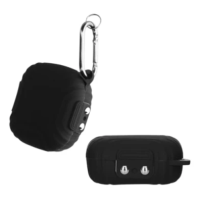 Abbildung von kwmobile Hülle kompatibel mit Shokz OpenFit T910 Kopfhörer Case TPU Silikon Cover Schutzhülle in Schwarz