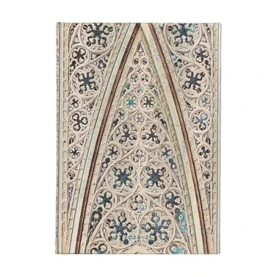 Abbildung von Vault of the Milan Cathedral (Duomo di Milano) Midi 18 month Horizontal Hardback Dayplanner 2025 (Wrap Closure)