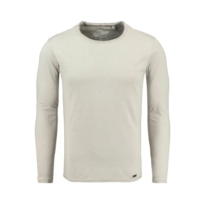 Abbildung von Key Largo Cheese Langarmshirt grau, Herren, Größe: Small, Grau