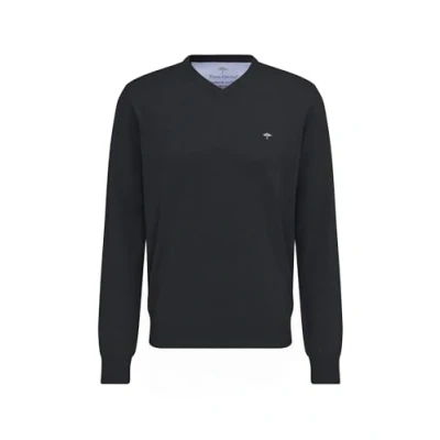 Abbildung von Fynch Hatton Strickpullover, Herren, Größe: Small, Dark grey