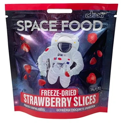 Abbildung von Space Food gefriergetrocknet (Erdbeeren)