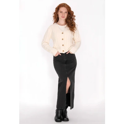 Abbildung von Strickjacke SCHMUDDELWEDDA M/L / Wollweiß Melange 100% Acrylic
