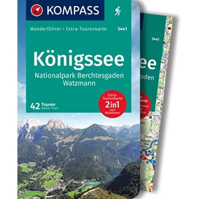 Abbildung von KOMPASS Wanderführer Königssee, Nationalpark Berchtesgaden, Watzmann, 42 Touren mit Extra Tourenkarte: GPS Daten zum Download
