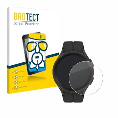 Abbildung von BROTECT Schutzglas für Samsung Galaxy Watch 5 Pro Schutzfolie Panzer Folie Glas [Extrem Kratzfest 9H, Anti Fingerprint, Ultra Transparent]