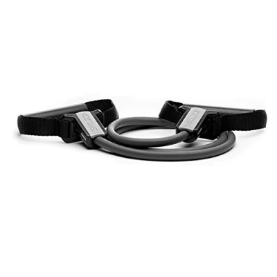 Abbildung von SKLZ Resistance Cable Set (ca. 11kg/25lb) Trainingsband + Flex Handle Türanker Trainingsgerät, grau Schwarz, One Size