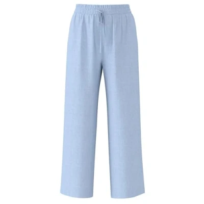Abbildung von Selected Femme Slfviva Gulia LONG Stoffhose, Damen, Größe: 38, Cashmere blue