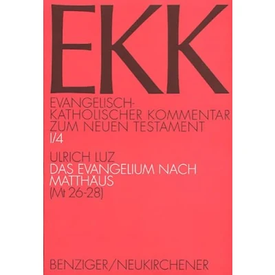Abbildung von Evangelisch Katholischer Kommentar zum Neuen Testament, EKK, Bd.1/4 Das Evangelium nach Matthäus, Mt 26 28: EKK I/4, 28
