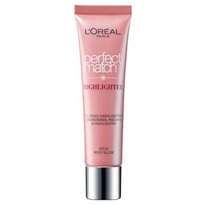 Abbildung von L&#039;Oréal Paris L&#039;Oreal Highlighter Make Up Foundation Perfect Match 201.N Rosy Glow, 1 Stück