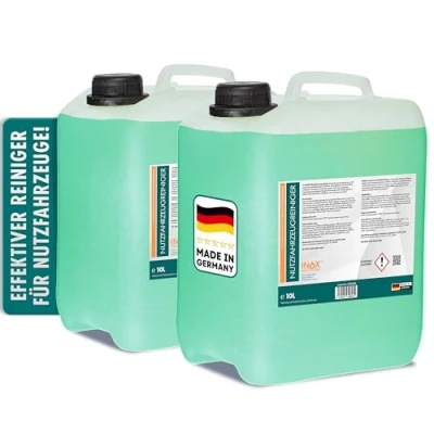 Abbildung von INOX® IX 3000 Nutzfahrzeugreiniger, 2 x 10L Aktivreiniger für Planen, LKW und KFZ