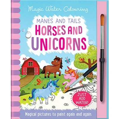 Abbildung von Manes and Tails Horses Unicorns, Mess Free Activity Book (Magic Water Colouring)