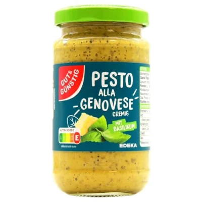 Abbildung von Gut &amp; Günstig Pesto alla Genovese mit Basilikum, 12er Pack (12 x 190g)