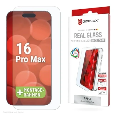 Abbildung von DISPLEX Panzerglas (10H) + Schutzhülle für Apple iPhone 16 Pro Max