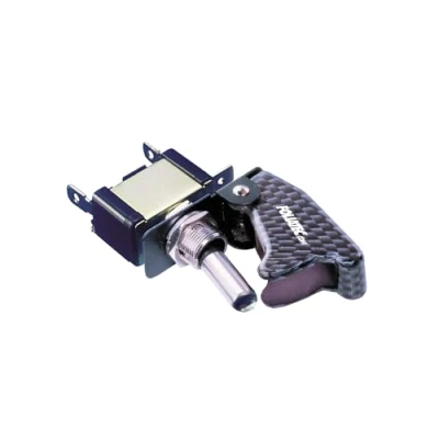 Abbildung von FOLIATEC Kill Switch ON/OFF Schalter Kippschalter für 6 24 V / 10 40 Ampere, cover carbon look